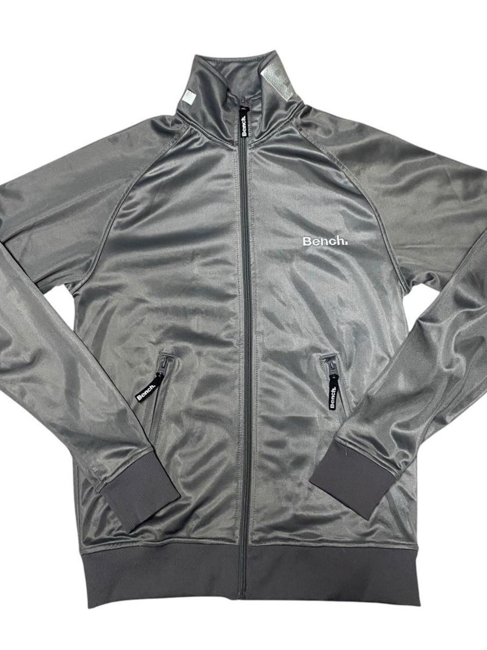 Vintage Bench Full Zip Track‎ Jacket Gray Y2K